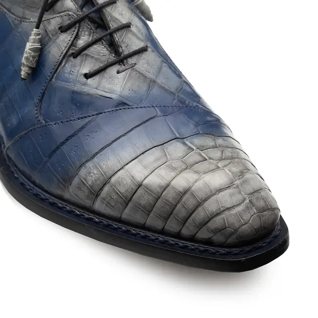'Pueblo' Crocodile Oxford Men's Shoe