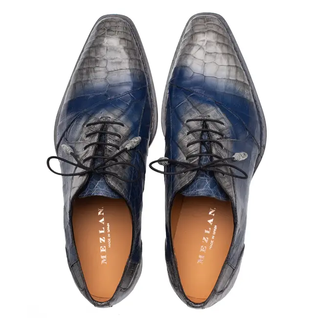 Mezlan 'Pueblo' Crocodile Oxford Men's Shoe