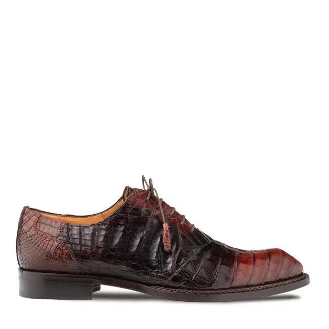'Pueblo' Crocodile Oxford Men's Shoe