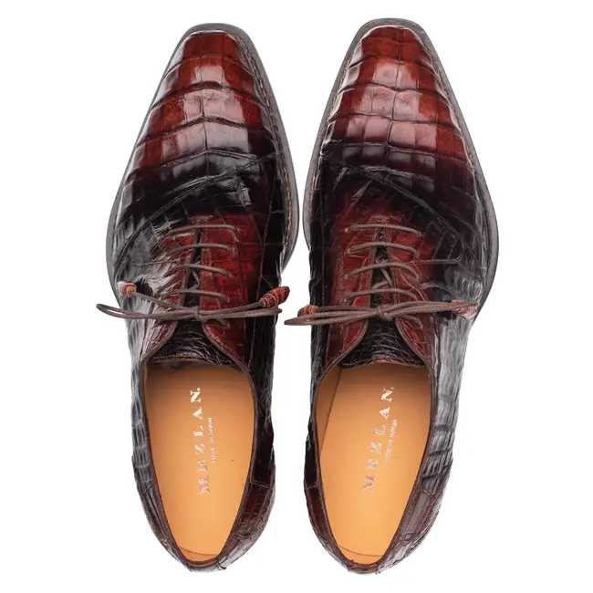 Mezlan 'Pueblo' Crocodile Oxford Men's Shoe