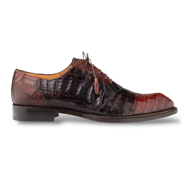 'Pueblo' Crocodile Oxford Men's Shoe