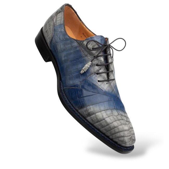 'Pueblo' Crocodile Oxford Men's Shoe