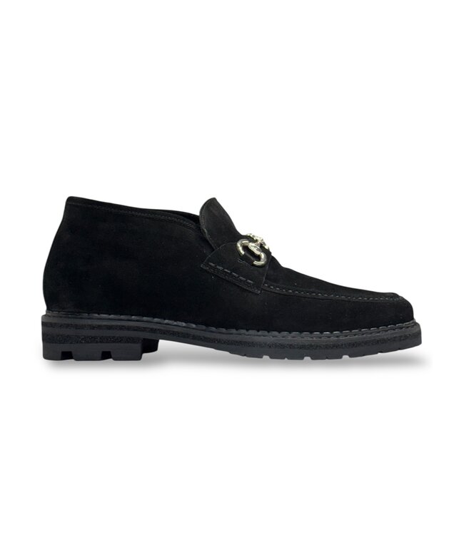 Carrucci Carrucci Men's Suede Ankle Boot with Horsebit