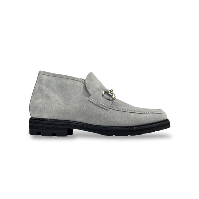 Carrucci Carrucci Men's Suede Ankle Boot with Horsebit