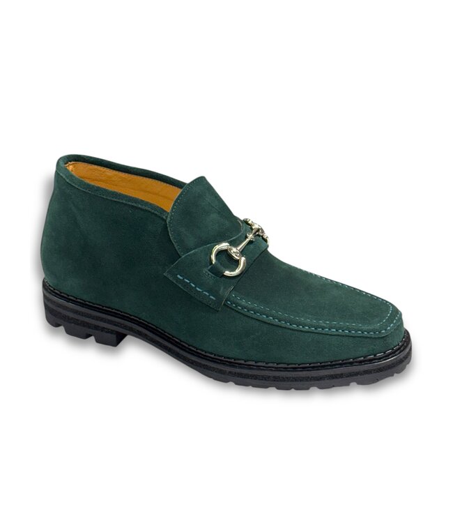 Carrucci Carrucci Men's Suede Ankle Boot with Horsebit