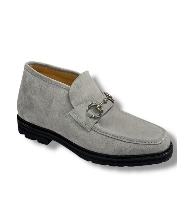 Carrucci Carrucci Men's Suede Ankle Boot with Horsebit
