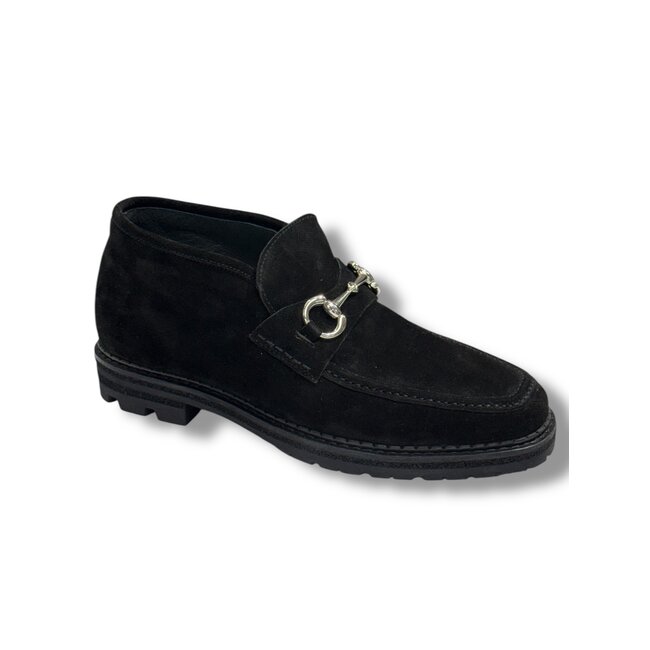 Carrucci Carrucci Men's Suede Ankle Boot with Horsebit