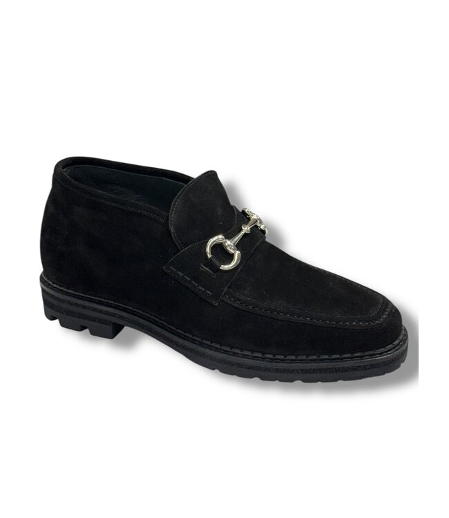 Carrucci Carrucci Men's Suede Ankle Boot with Horsebit