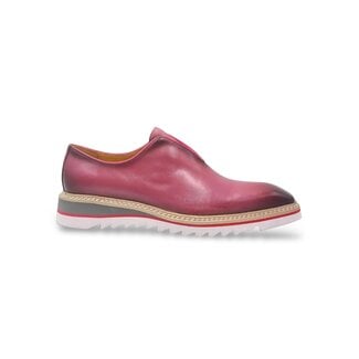 Carrucci Laceless Loafer with Contrast color lightweight sole