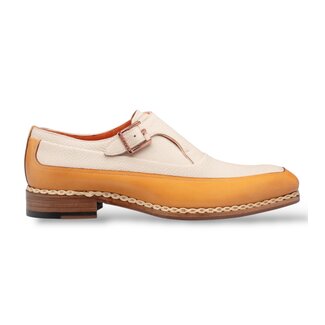 Mezlan 'Cadena' Two-Tone Monk Strap