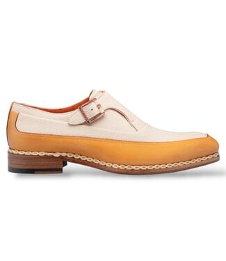 Mezlan 'Cadena' Two-Tone Monk Strap