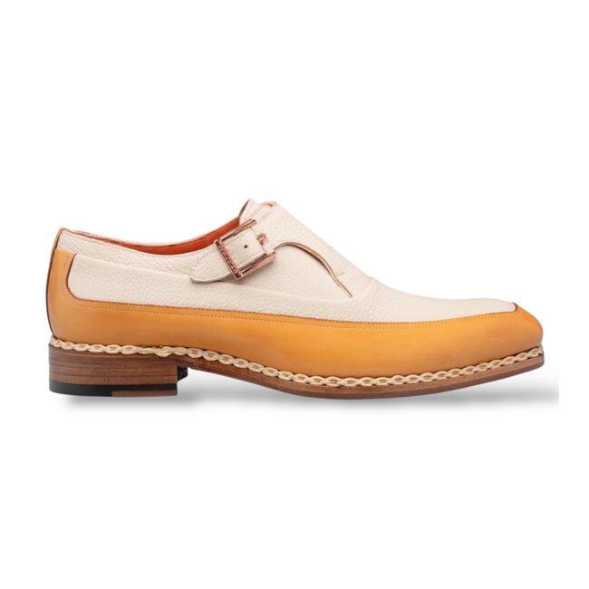 Mezlan 'Cadena' Two-Tone Monk Strap