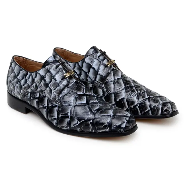 Belvedere Renzo Ivory Genuine Pirarucu lace up derby's