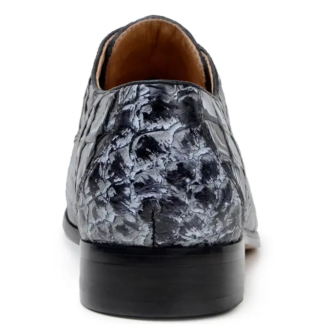 Renzo Ivory Genuine Pirarucu lace up derby's