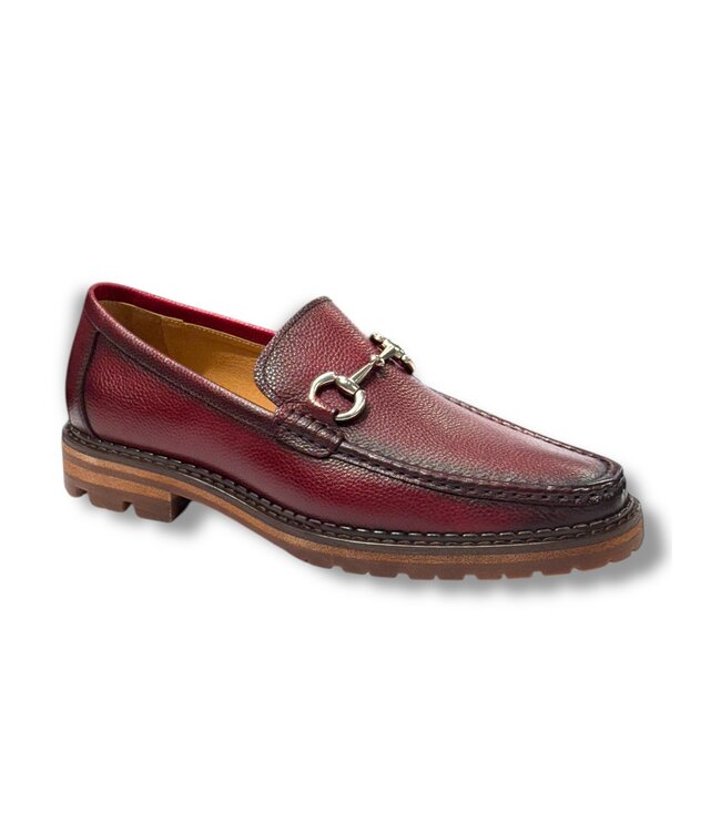 Carrucci Loafer Lug Sole: Blend of Style and Comfort 'KS623-01'