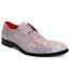 Fennix Fennix Logan Men's Shoes Light Grey Genuin Alligator Oxfords