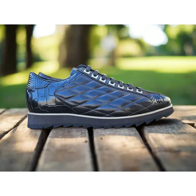 Quilted Leather Sneaker KS626-02CE