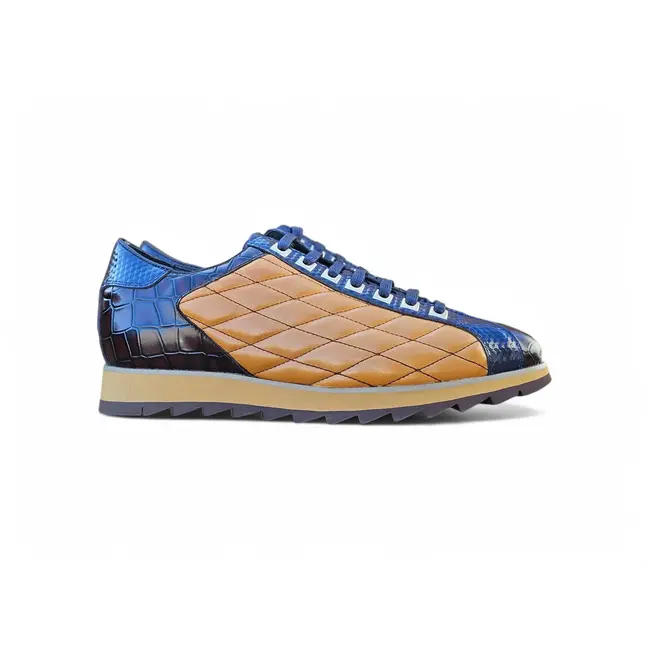 Quilted Leather Sneaker KS626-02CE