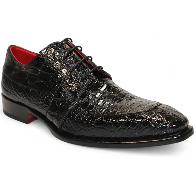 Fennix Fennix Charles Men's Sho Alligator Exotic Oxfords Black