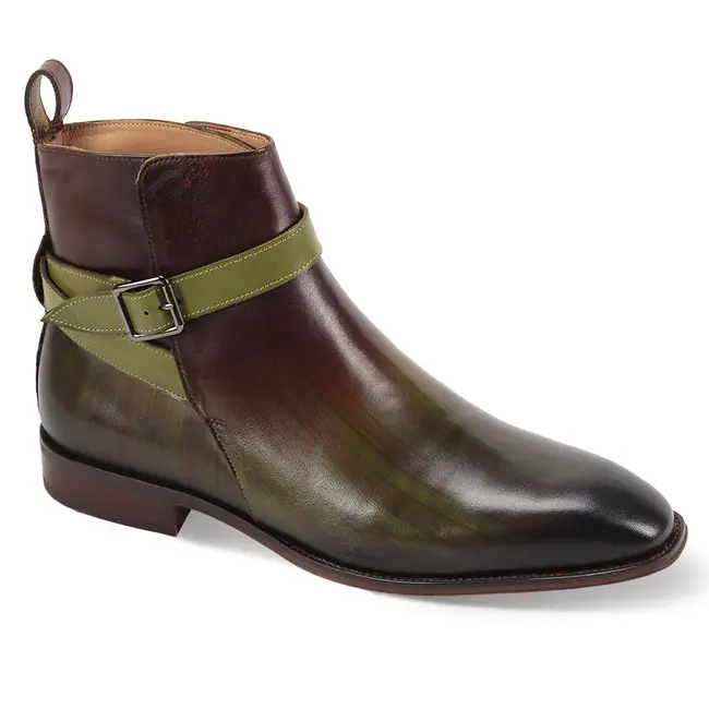 Giovanni Giovanni Olive Men's Slip-on Dress Boot Style No: RUSTIC