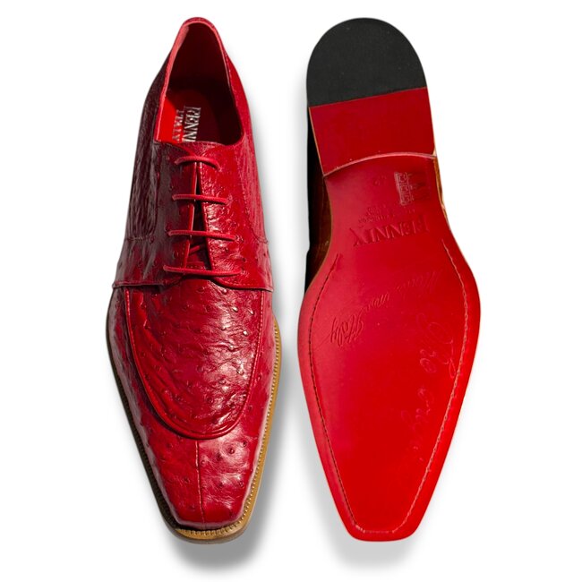 Fennix 'Charles" Men's Shoes Genuine Exotic Ostrich