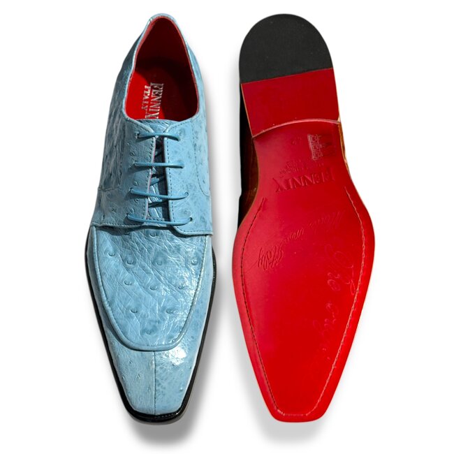 Fennix 'Charles" Men's Shoes Genuine Exotic Ostrich