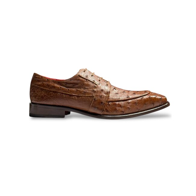 Fennix 'Charles" Men's Shoes Genuine Exotic Ostrich Leather