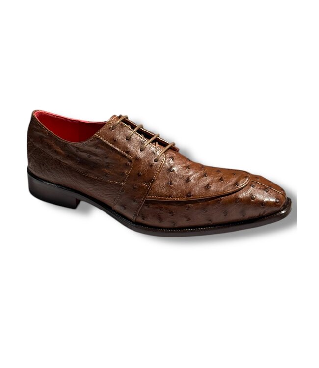 Fennix Fennix 'Charles" Men's Shoes Genuine Exotic Ostrich Leather