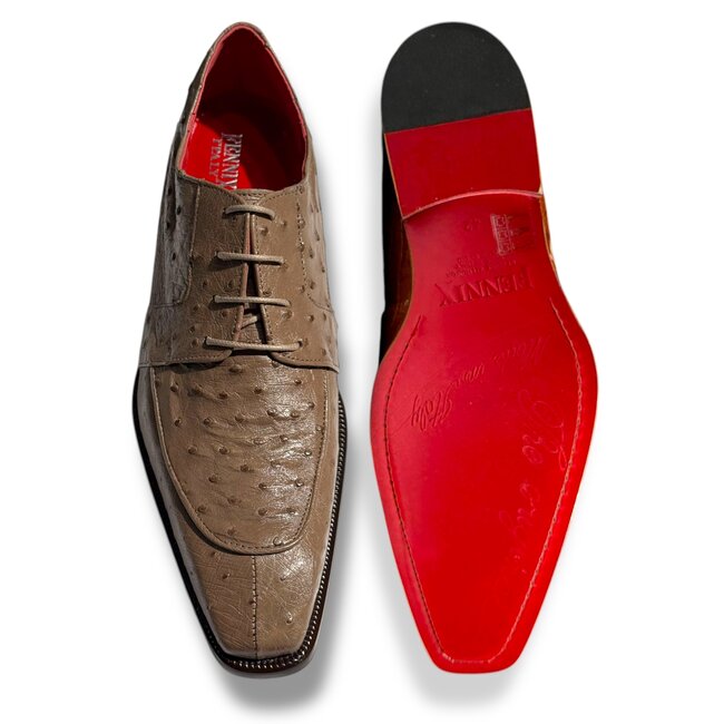 Fennix 'Charles" Men's Shoes Genuine Exotic Ostrich Leather