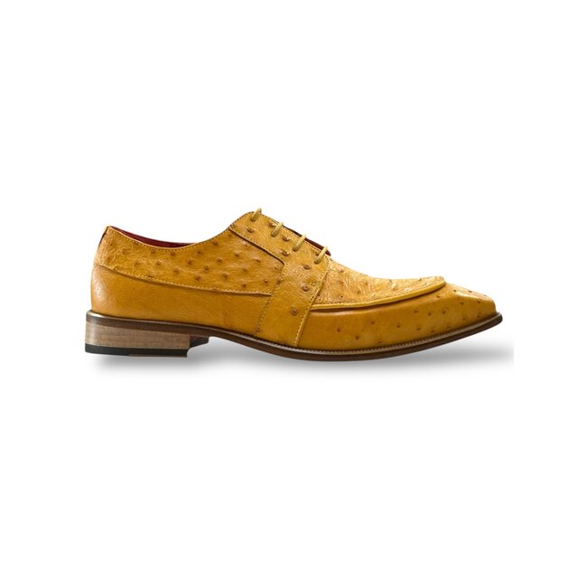 Fennix 'Charles" Men's Shoes Genuine Exotic Ostrich Leather