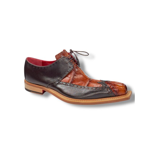 Fennix Fennix Harry Genuine Alligator/Leather Shoes Brown/Brandy