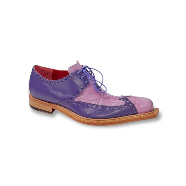 Fennix Harry Genuine Alligator/Leather Shoes Purple/Lavender