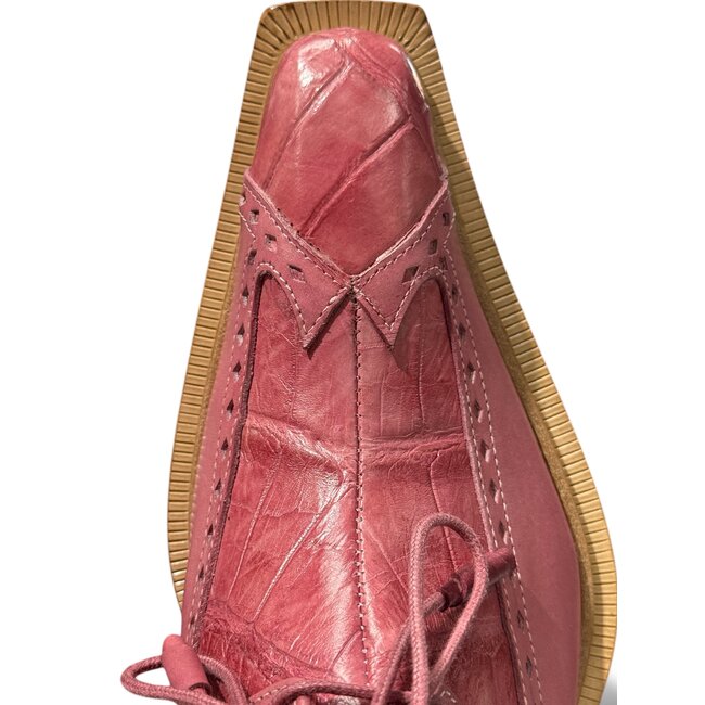 Fennix ;Harry' Genuine Alligator Shoes Pink