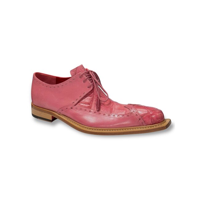 Fennix Fennix ;Harry' Genuine Alligator Shoes Pink