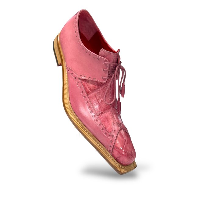 Fennix ;Harry' Genuine Alligator Shoes Pink