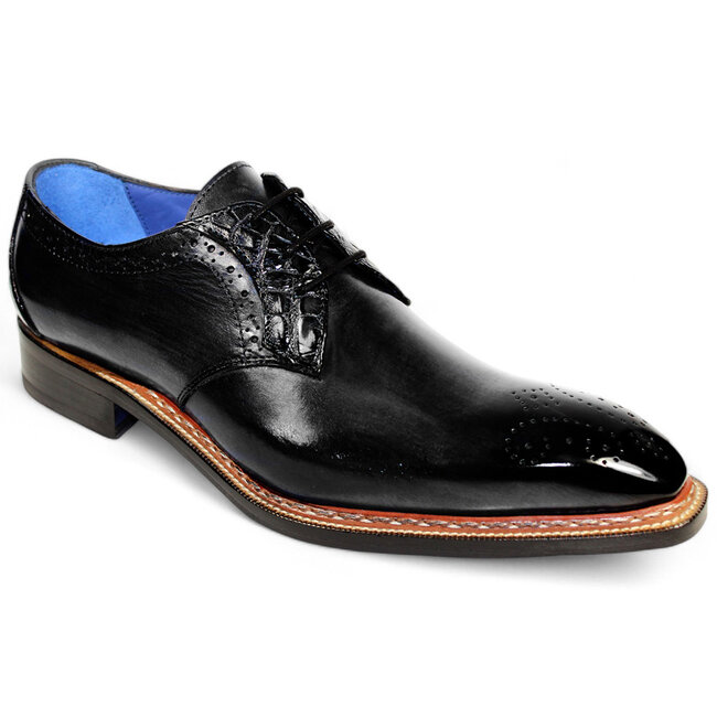'Tyler' Genuine Alligator Calf-Skin Leather Oxford