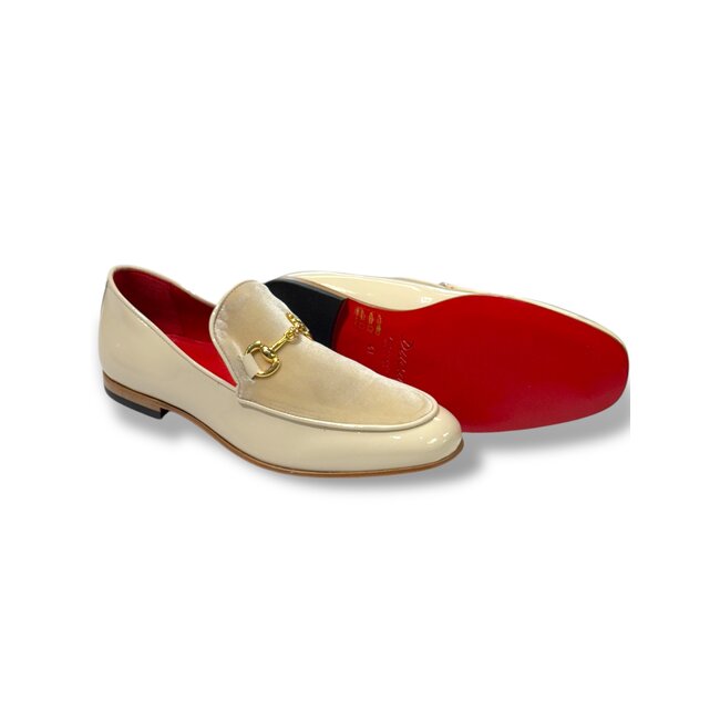 Duca Duca Men's Shoes Patent Leather-Velvet, Leather Lining Formal Loafers