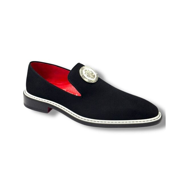 Emilio Franco Emilio Franco 'EF102' Men's Shoes Exotic Italian Calf Suede Leather