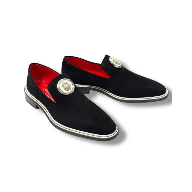 Emilio Franco Emilio Franco 'EF102' Men's Shoes Exotic Italian Calf Suede Leather