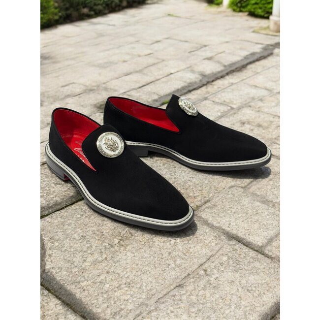 Emilio Franco 'EF102' Men's Shoes Exotic Italian Calf Suede Leather