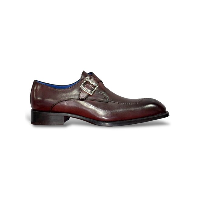 'Bernardo' Men's Shoes Calf-Skin Leather Monkstraps Loafers