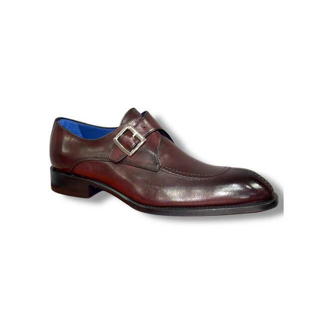 'Bernardo' Men's Shoes Calf-Skin Leather Monkstraps Loafers