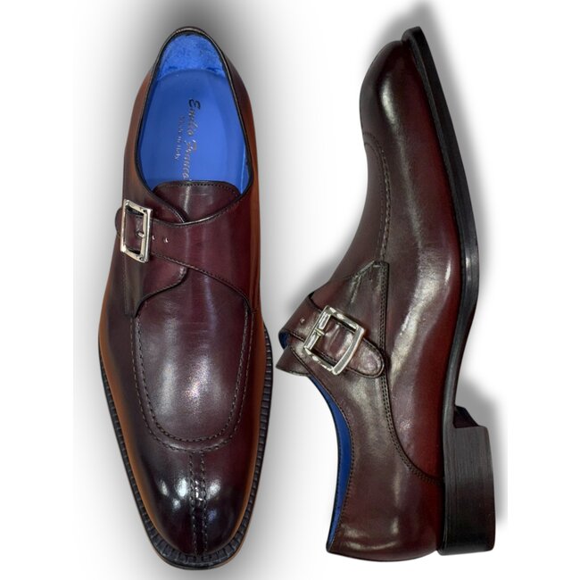 'Bernardo' Men's Shoes Calf-Skin Leather Monkstraps Loafers