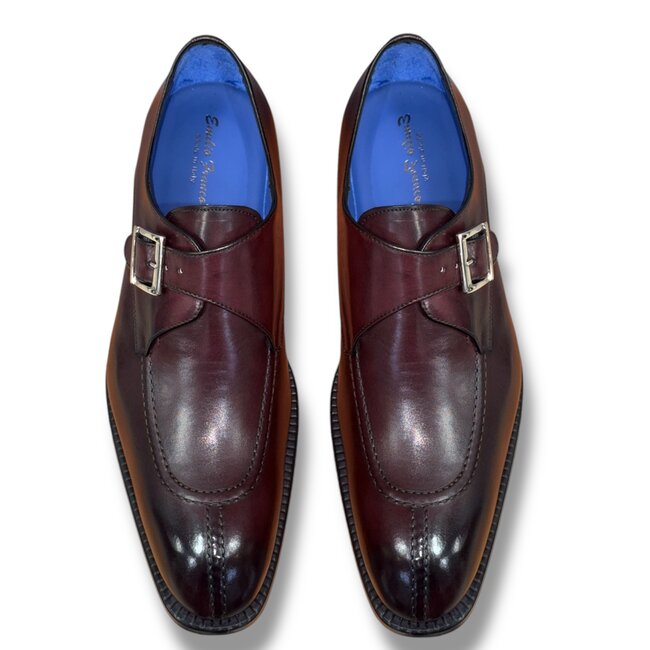 'Bernardo' Men's Shoes Calf-Skin Leather Monkstraps Loafers