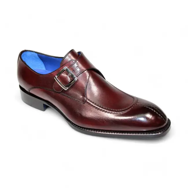 'Bernardo' Men's Shoes Calf-Skin Leather Monkstraps Loafers