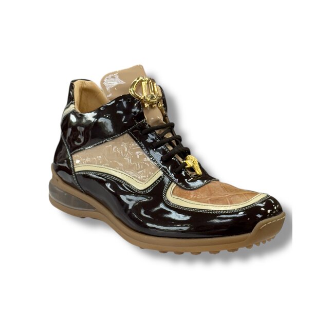 Mauri Quick M797 Men's Shoes Exotic Crocodile / Patent Leather