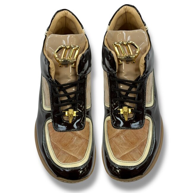 Mauri Quick M797 Men's Shoes Exotic Crocodile / Patent Leather