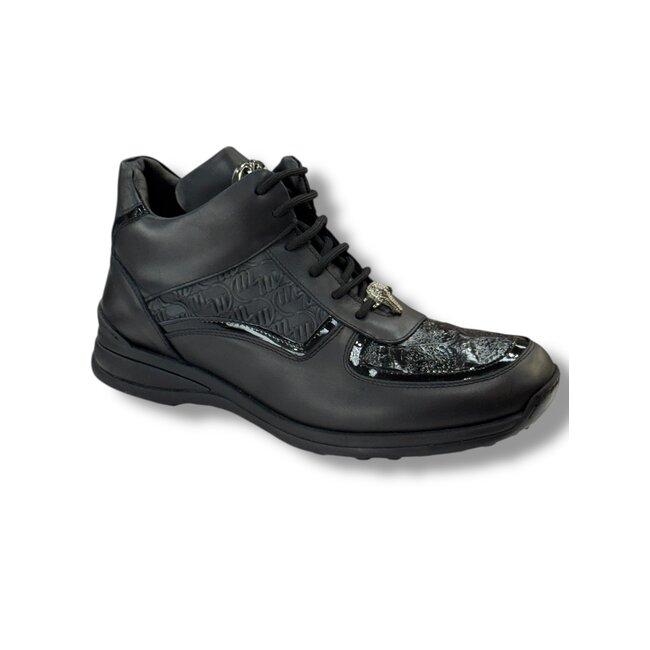 Mauri Quick M797 Men's Shoes Exotic Crocodile / Patent Leather