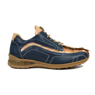Mauri Mauri Flex 'M799' Nappa/Hornback Blue/Champagne