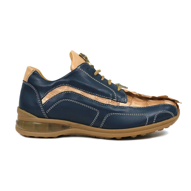 Mauri Mauri Flex 'M799' Nappa/Hornback Blue/Champagne